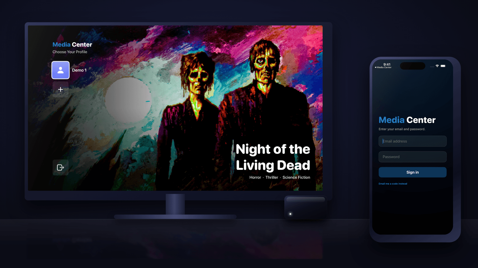 Media Center app preview